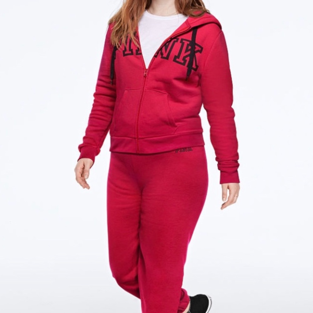 Victoria’s Secret pink hoodie jacket pants s NWT